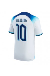 England Raheem Sterling #10 Fotballdrakt Hjemme Klær VM 2022 Korte ermer